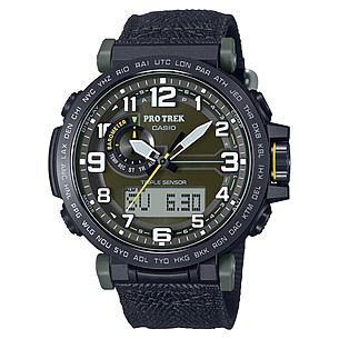 Casio PRO TREK Tough Solar Triple Sensor Watch - Men's , Up to 32