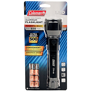 coleman rechargeable power failure flashlight Battery Guard 250m LED Black : Tools & Home Improvement The BatteryGuard technology on the Coleman 250M LED Flashlight stops battery drain Coleman LED Flashlight Water-Resistant with