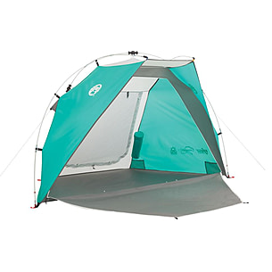 Coleman Hatteras Fast Pitch Beach Shade Shelter W/ Drink