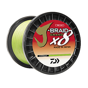 Daiwa J-Braid x8 Grand Braid Line w/Bulk Spool with Free S&H