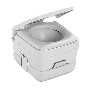 DOMETIC 964 MSD Portable Toilet 2.5 Gallon Platinum — CampSaver