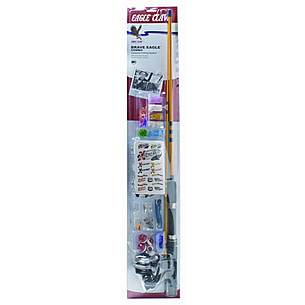 brave eagle fishing reel Carded Combo Spinning The go anywhere combo pioneered by Eagle Claw is perfect for storing behind your seat or in the trunk for those unplanned Eagle Claw Colorado Spinning Reel