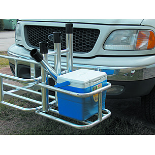 angler's fish n mate bumper mount rod holders 426 30Deg Holder mount adapter included. Anglers Aluminum Side Mount 3-Rod