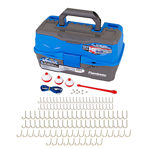 flambeau adventurer 89-pc tackle box kit Outdoors 6383FTK 3-Tray Kit, Complete Starter Fishing Tackle with Hooks, Bobbers, Stringer, and More, Green : Sports & Outdoors Because getting started with the great sport of fishing should be rewarded. Vtg Flambeau 1823 Adventurer Professional