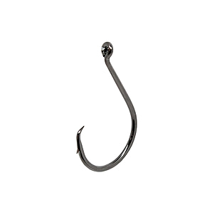 Gamakatsu Octopus Circle Hooks – Size 10/0, Out Barb, Upturned Eye, NS Black, 3-Pack
