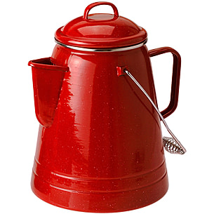 GSI Coffee Boiler 36 Cup-Red shed7880  CampSaver