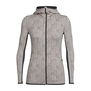 ICEBREAKER フルジップフーディ XS アイボリー Icebreaker Away Long