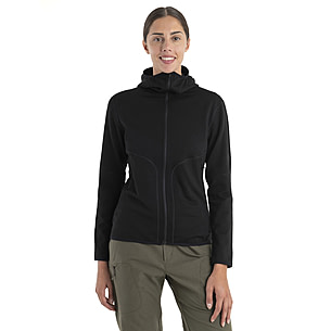 Icebreaker Women Merino 560 Realfleece Elemental LS Zip Hoodie