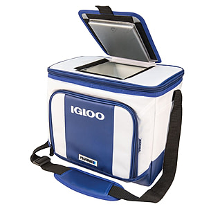 igloo marine ultra tackle box 40-can cooler bag White Backpack 30 free cooling for any adventure Igloo Marine Ultra HLC Cooler