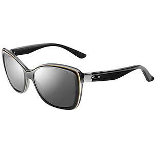 Oakley Black and White Women\'s Sunglasses News Flash Oakley News Flash OO2025-01 Sunglasses | Shade Station main image 3