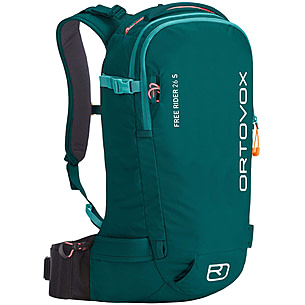 ortovox free rider ski snowboard backpack 16 litres happy green Powder 16, Lightweight Freeride with Hydration Compatibility & Avalanche Safety Features for Short Tours - Blue Note Small and minimal freeride backpack for days in the powder Winters out, Snowsafe top 8