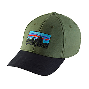 Patagonia '73 Logo Stretch Fit Hat - Men's — CampSaver Patagonia '73 Logo Stretch Fit Hat - Men's — CampSaver