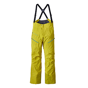 Patagonia パウスレイヤー　ビブ　イエロー　S Patagonia PowSlayer Bibs - Women's — CampSaver