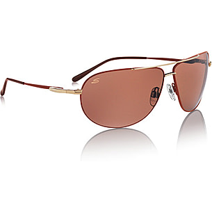 Serengeti S Flex Salto Sun Glasses - Gold/Light Brown Frame