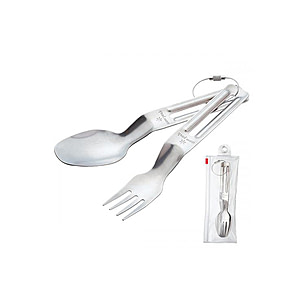 Snow Peak Titanium Fork & Spoon -SCT-005- — CampSaver