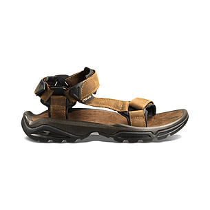 Teva Terra Fi 4 Men\'s Brown Leather Sport Sandals Size 10 Adjustable Teva Terra Fi Lite Leather Mens Sport Sandals Men's  main image 2