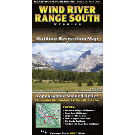 Wind River Range South Trail Map