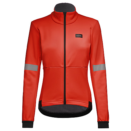 GOREWEAR Tempest Cycling Jacket Womens in Fireball 2XS Slim fit Windproof FEA9177E, 100818-AY00-34