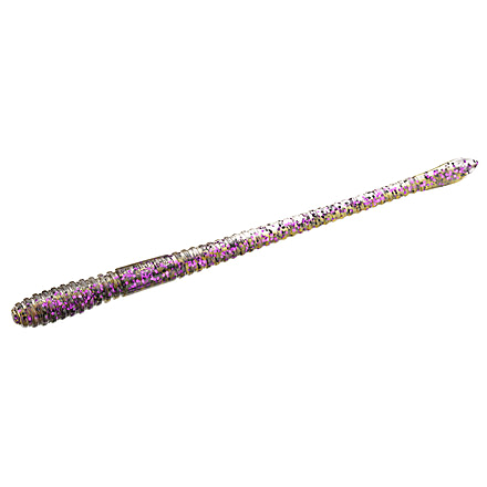 13 Fishing BFF Blunt Force Finesse Worm, 10, 6.5in, Pimpin' Purple, BFF6.5-19