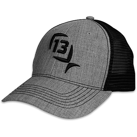 Rapala Gray Matter Curved Brim Snapback Ballcap - Men's, Gray, One Size, 13FCGBLK