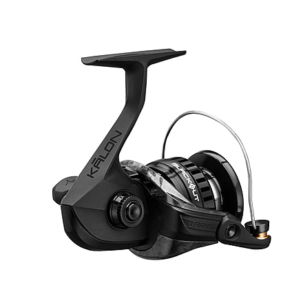 Rapala Kalon O Blackout Spinning Reel 5.2:1 Gear Ratio, Flash, Salt-Clam Pack, Black, 2, KLO-5.2-2.0-CP
