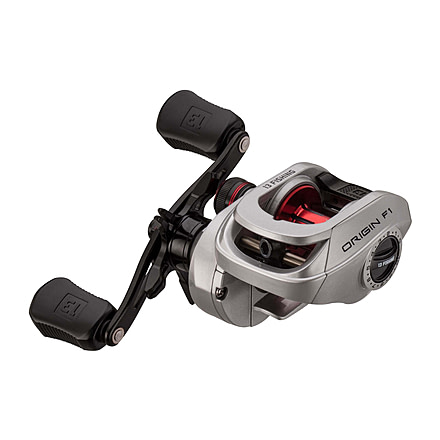 Rapala Origin F1 Baitcast Reel 6.6:1 Gear Ratio, Left Hand Retrieve, 100 Size, Fresh, Gray, 200, OF1-6.6-LH