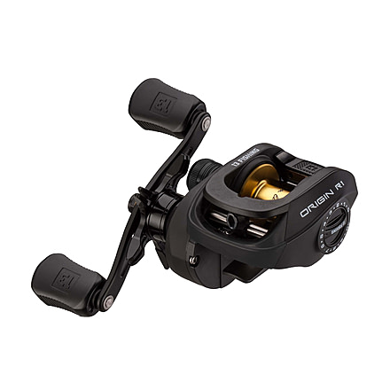 Rapala Origin R1 Baitcast Reel 6.6:1 Gear Ratio, Right Hand Retrieve, Fresh, Black, 100, OR1-6.6-RH