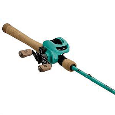 Rapala Origin TX ML Casting Combo 7.1:1 Gear Ratio, Right Hand w/ Cork Knobs, Fresh, Salt, Green, 6ft9in, FGOTX69ML