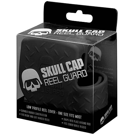 Rapala Skull Cap Low-Profile Baitcast Reel Cover, Fits Most, Right And Left Hand Baitcast Reels, Black, 3in, SC-C2-BLK