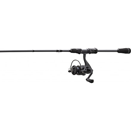 13 Fishing VOID Spin Rod and Reel Combo, 71ft, Medium, 2 Pieces, Black, VOIDSC71M-2.5