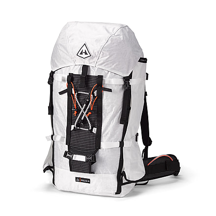 Hyperlite Mountain Gear Ultralight Mountaineering Backpack 70L Dyneema Pack for High Altitude Mountaineering, White, Small, Hyperlite Mountain Gear Halka 70 FE0A8091, 7745070661677