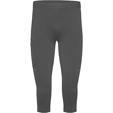 GOREWEAR CONCURVE 3/4 Running Tights Mens in Black 2XL Form fit 38274315, 101049-9900-XXL