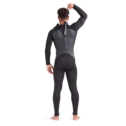 Body Glove Phoenix 4/3mm Mens Back-Zip Fullsuit - Black 3A95ABE6, L, Black, 19113-BLK-L