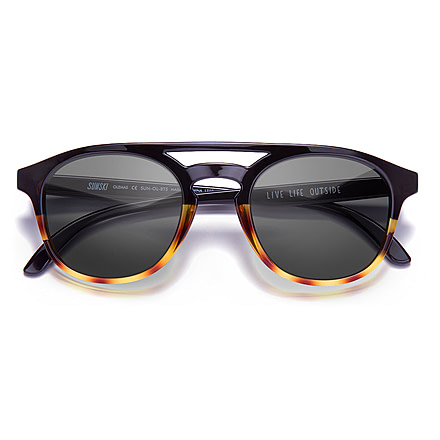 Sunski Olema Lens Kit 22D16C6D, Black Tortoise Slate, KIT-OL-BTS