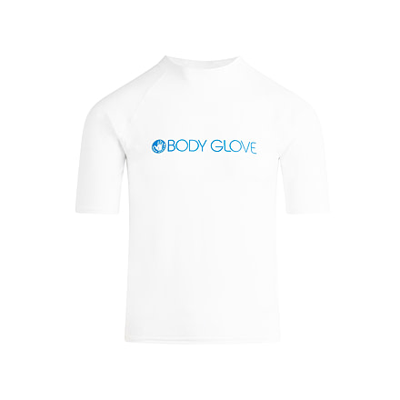 Body Glove Mens Basic Short-Arm Lycra Rash Guard - White C6F3ACA5, S, White, 13210-WHT-S