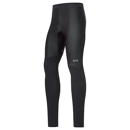 GOREWEAR Mens R3 Partial WINDSTOPPERR Running Tights in Black XL Form fit Windproof 25E1D8CA, 100289-9900-XXL