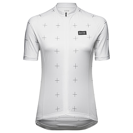 GOREWEAR Daily Cycling Jersey Womens in White/Black Medium 8-10 Form fit 46B93EB4, 100936-0199-40