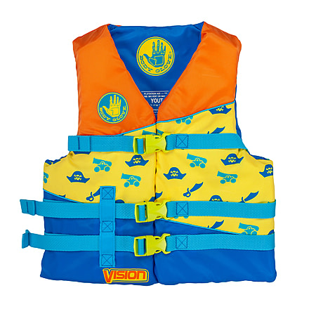 Body Glove Vision Youth USCGA Type III Nylon PFD - Orange D54902F3, youth, Orange, 21253Y-ORG-YOUTH