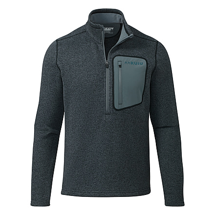 KUIU Base Camp Pullover Sweater in Navy Heather Size 3XL A395AA12, Navy Heather, 3XL, Adult, Male, 7644103999646