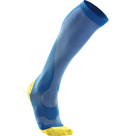 2XU Compression Performance Run Socks - Men's-Black/Black-X-Small