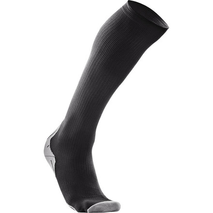 2XU Compression Recovery Socks - Women's-Black/Black-Large