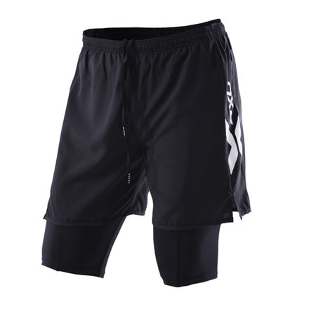 2XU Compression X Run Shorts - Men's-Black-Small