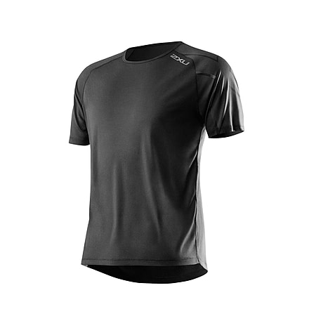 2XU Ghst Short Sleeve Top - Mens-Black/Black-Large