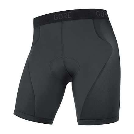 GOREWEAR Mens C3 Liner Cycling Short Tights+ in Black XL Form fit 5619E866, 100128-9900-XXL