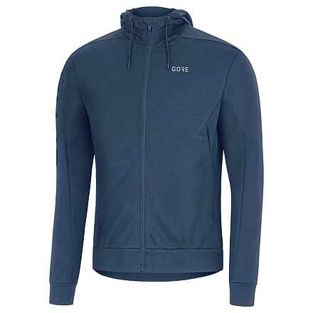GOREWEAR Mens M Signature Cycling Hoodie in Deep Water Blue Small Regular fit 8B36B148, 100507-AH00-M