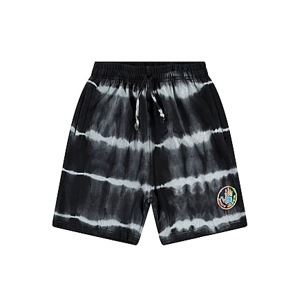 Body Glove The Jogger Tie-Dyed Fleece Shorts - Black Tie Dye 6B84DCE5, L, Black/White, DS1267FYB1704A-1-L