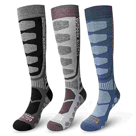 Outdoor Master Merino Wool Ski Socks 2/3 Pairs 1EF73040, merino-wool-ski-socks-2-3-pairs