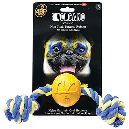 4BF for Best Friends Rope &amp; Ball Toy, Mask Valcano, Small, 29945