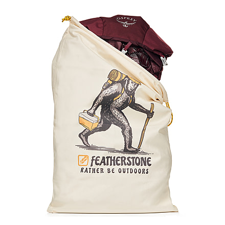 Featherstone Outdoor Sleeping Bag Storage Sack, Cotton, Natural, 85 Liters, STRG-CTTN