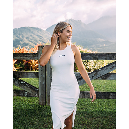 Body Glove Creamsicle Side Slit Ribbed Dress - Cream 9786A780, S, Cream, JD3760B1672B-104-S